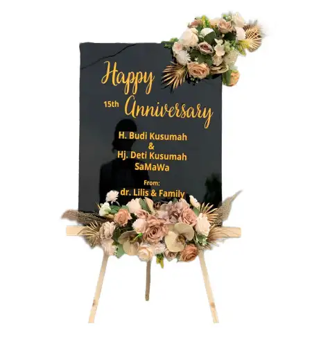 Papan Bunga Akrilik Pobundayan