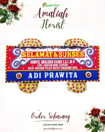 Papan Bunga Ucapan Selamat Pobundayan